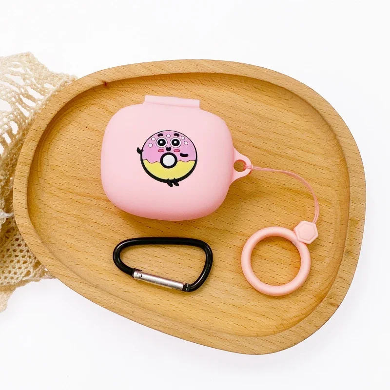 เคสการ์ตูนสำหรับ shokz openfit เคสป้องกันหูฟังซิลิโคนแบบตลกสำหรับ shokz openfit heartphone กล่อง fundas