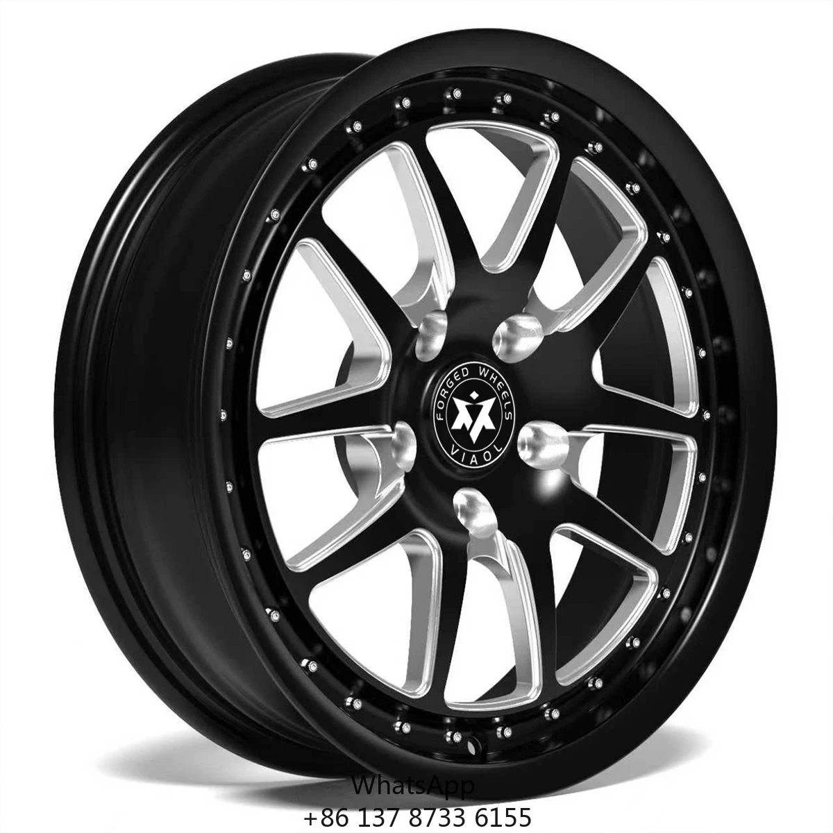 Forged 6061T6 Aluminum Alloy Offroad SUV Replacement Wheels 6x139.7 PCD 17/18inch Black Finish Customizable Color & Logo