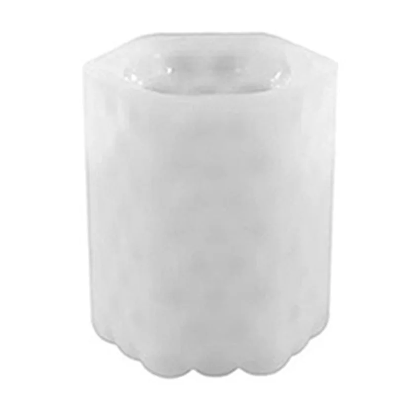 حامل شموع HRBAJ-DIY لصنع قالب شمع عطري مصنوع يدويًا من السيليكون