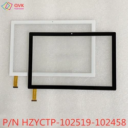 10.1 Inch Black touch screen P/N HZYCTP-102458 2.5D HZYCTP-102519-102458 Tablet PC capacitive touch screen digitizer sensor