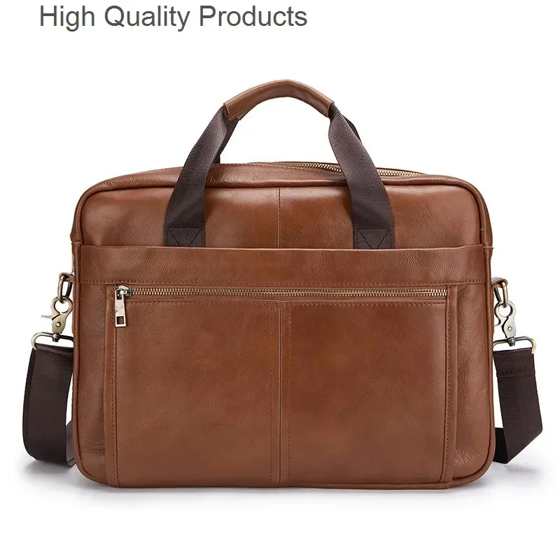 SENOFAN التنفيذي 2026 حقيبة رجالية جلد طبيعي ريترو حقيبة أعمال الذكور A4 حقيبة لابتوب رجل حقيبة يد رجالية السفر Crossbody