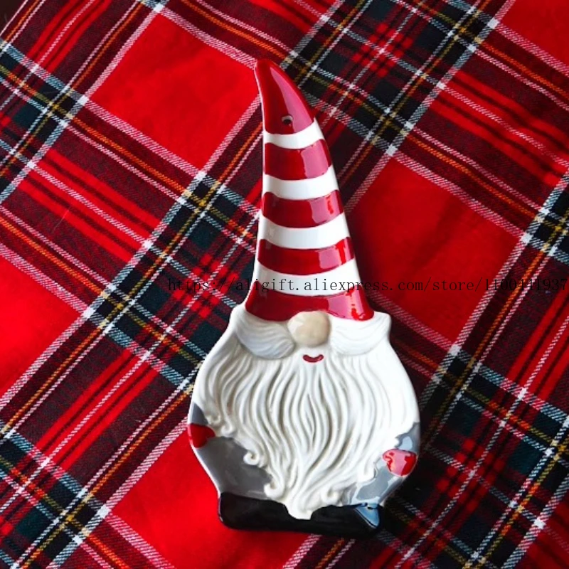 

Christmas Cartoon Ceramic Festival American-Style Country Decorative Wall Ornament Hanging Spoon