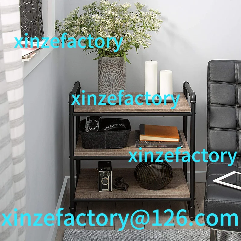 

Customizable three-layer removable finishing storage rack