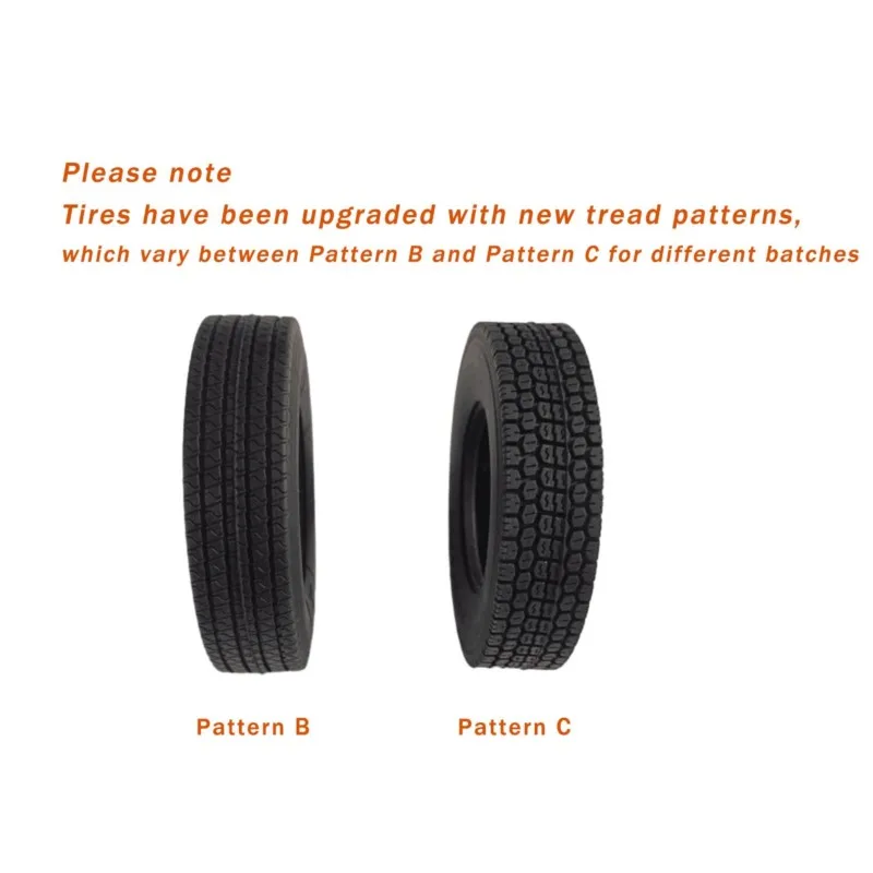 RC Metal 1/14 4-axle Trailer Model Painted Semi-trailer for Remote Control Tractor Truck Car Construction Vehicle Toy TH23239