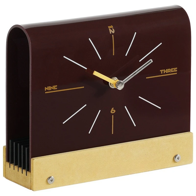 

Entrance clock placement clock desktop TV cabinet decoration ornament