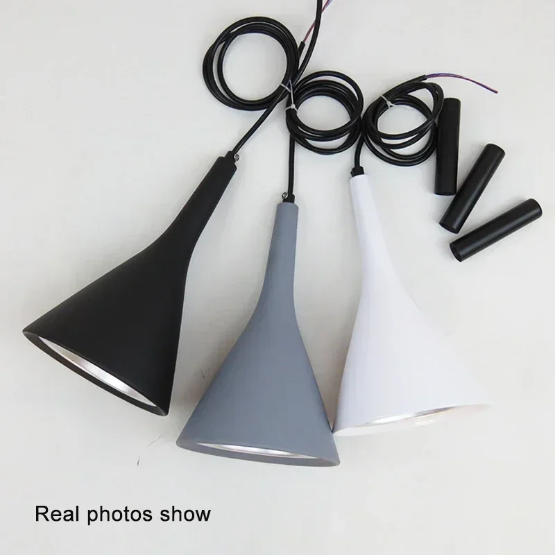 

Pendant Modern Lights Kitchen Fixtures For Dining Room Restaurant Bars Home Bedroom White Black Red Lighting Deco Hanging Lamp