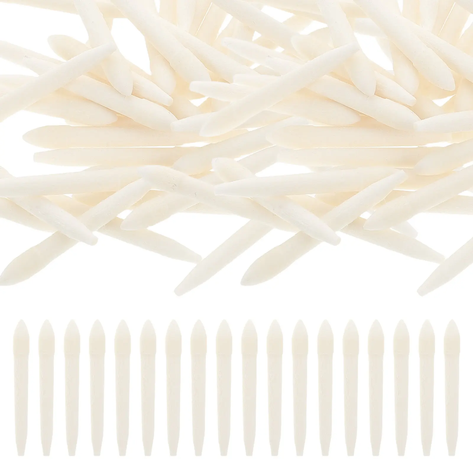 

100Pcs Marker Pen Tip Replacement Dual Tip Design Smooth Writing Oil Based Ink for Artists Calligraphy Drawing Fine Art Tools