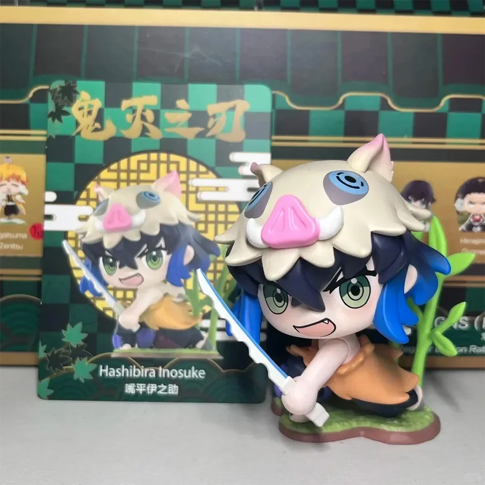 Demon Slayer Anime Cartoon Figur Blind Box Serie Tanjiro Kamado & Nezuko Kreative Personalisierte Statue Modell Ornament Überraschung – Detail 10