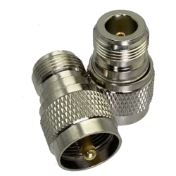 1Pcs N Female Jack to UHF PL259 PL-259 Male Plug RF Coaxial Adapter Connector