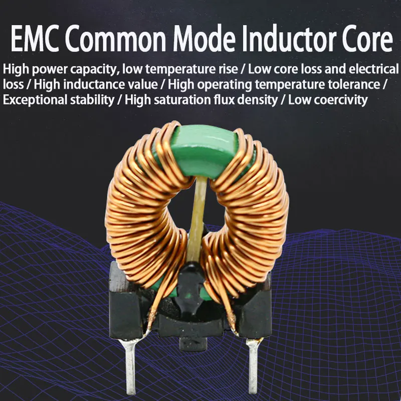 녹색 Mn-Zn 페라이트 토로이달 코어 20-28mm - 변압기 EMI 차폐용 항간섭 공통 모드 초크 코어