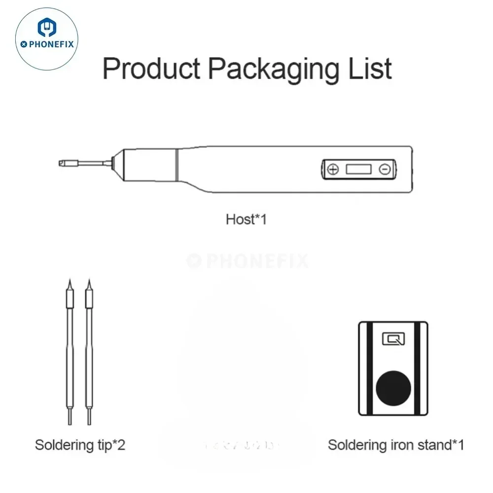 QUICK Soldering Station Charging Soldering Iron Portable For Cell-Phone Repair Welding Tools LCD Display, Stable Temperature TS1