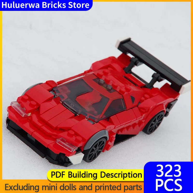 

Speed Racing Car Model MOC Building Bricks X-Bow Gtx Hypercar Modular Technology Gifts Holiday Assemble Children Toys Suit