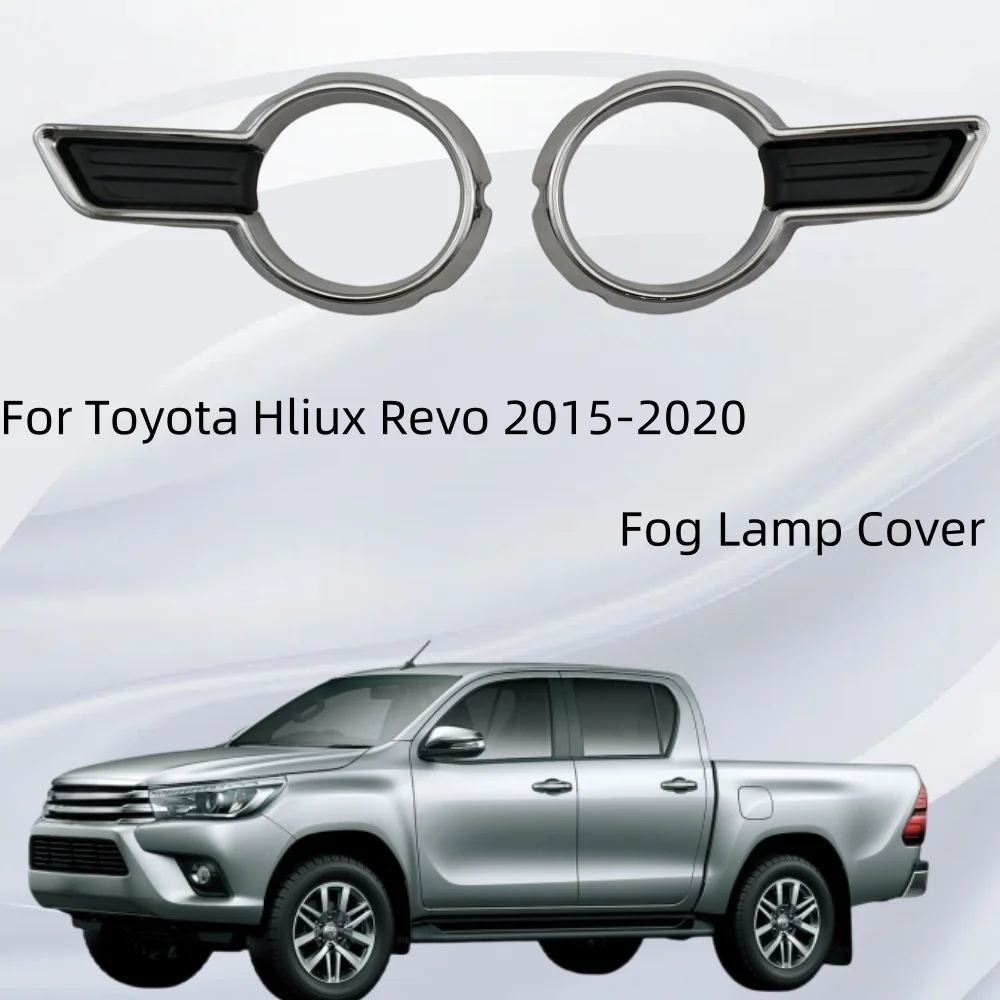 

Car Stickers Cars Accessories Fog Lamp Cover For Toyota Hliux Revo 2015 2016 2017 2018 2019 2020 Car Exterior Chrome