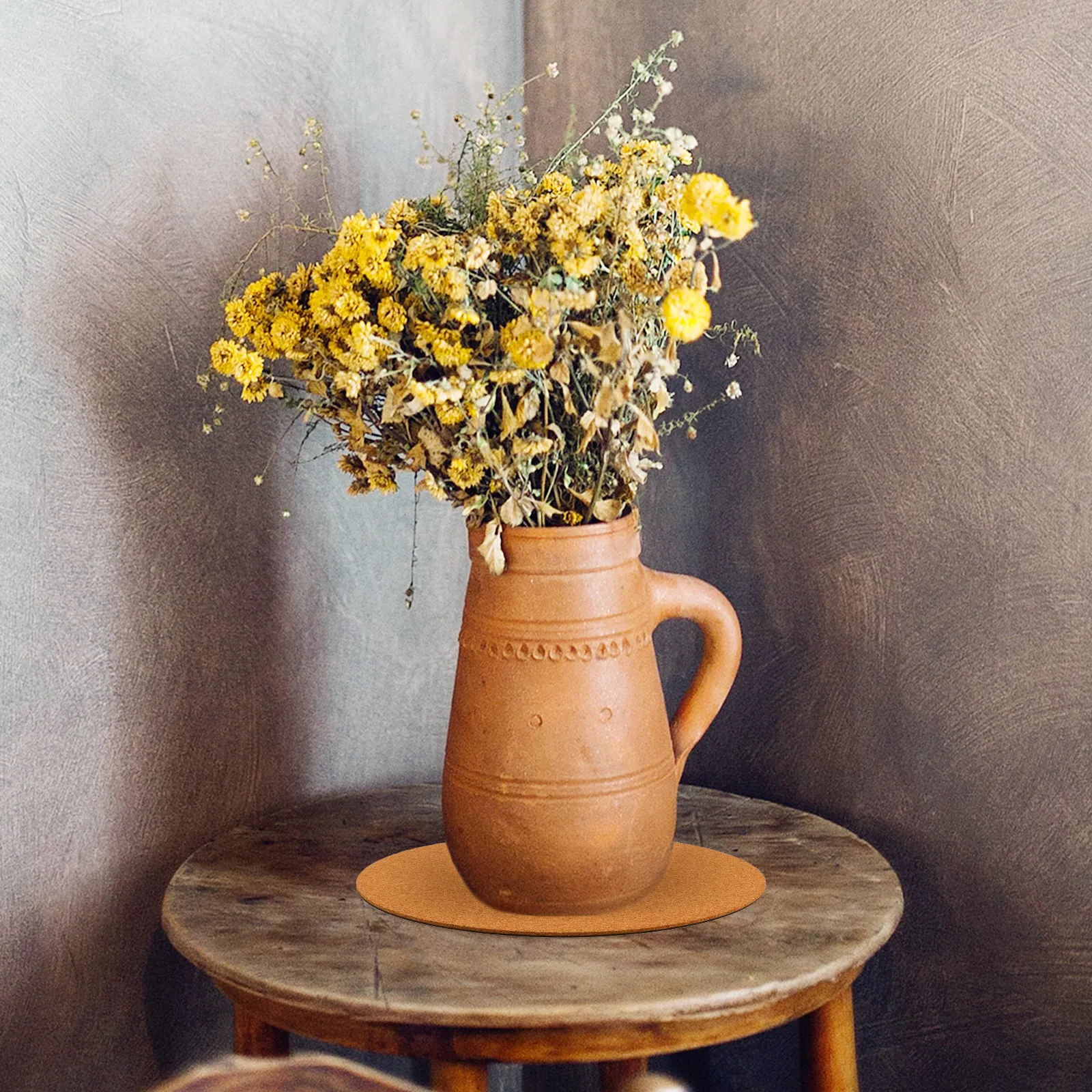 

Поддон для цветочных горшков премиум-класса, круглый, для использования в помещении и на улице, водостойкий, нескользящий, экологичный