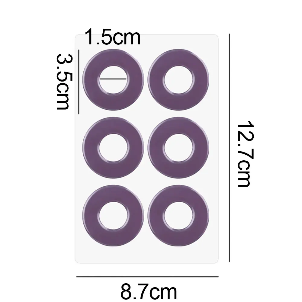6 قطعة/المجموعة حماة القدم منصات الذرة حامي رغوة جولة الدجاج لصقة عين مكافحة ارتداء القدم عارضة عالية الكعب ملصقات الحصير