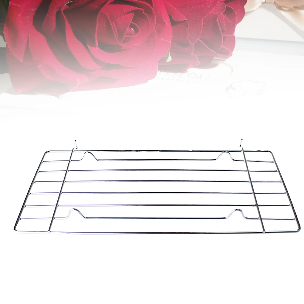 Premium Square BBQ Grill Metal Multi-Purpose Wire Netting Barbecue Wire Mesh Baking Rack BBQ Tool (255x15x15cm)