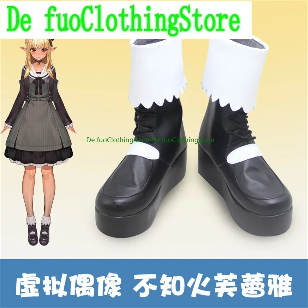 

VTuber YouTuber hololive Shiranui Flare Обувь для косплея Сапоги Игра Аниме Карнавальная вечеринка Хэллоуин Рождество DefuoClothingМагазин обуви