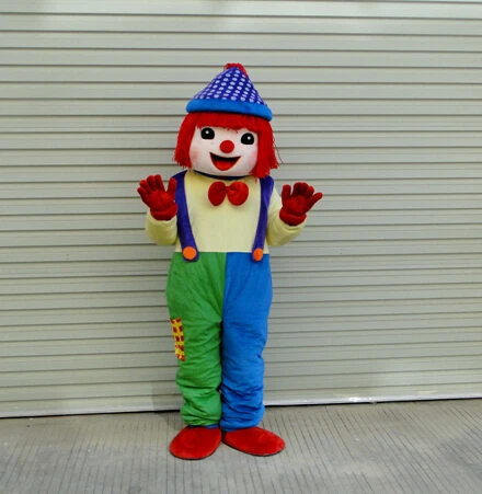 

Acrobatic Clown Mascot Costume Cosplay Costume Halloween Fancy Dress Birthday Party Maskote Carnival Cartoon Characters adults