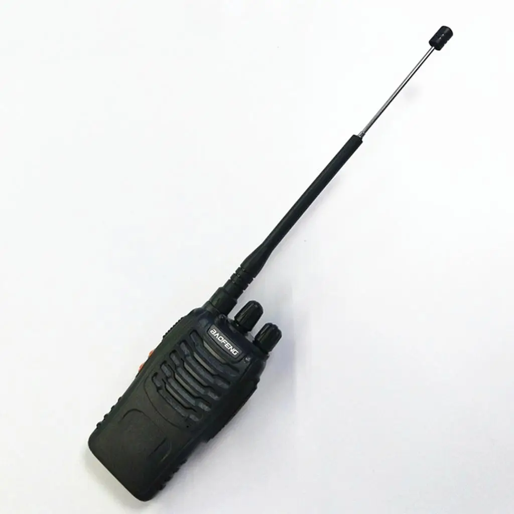 Walkie Talkie Dual Band Sma-female Antenna Long Range Flexible Rubber Antenna for Handheld Radio Use