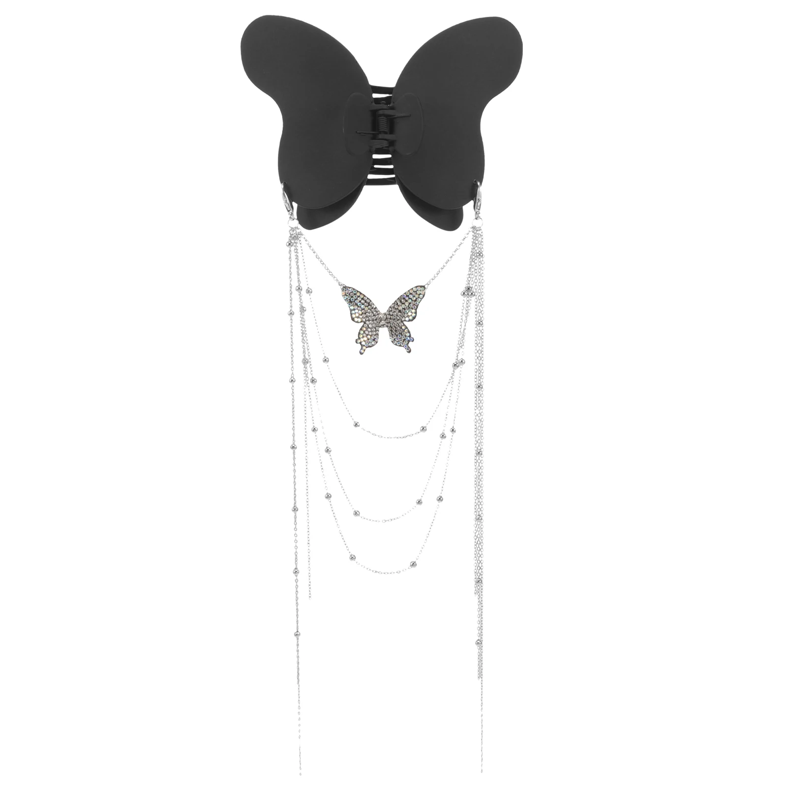 

Butterfly Tassel Clips Thick Elegant Claw Accessories For Women Long Large Tassel Hair Clips Jaw Clamps Hair Care Styling