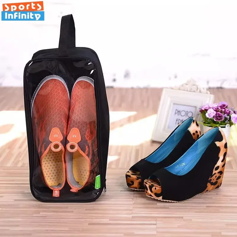 Swimming Bag Shoe Storage Bag Transparent Shoes Bag Dustproof  Mold Proof Travel Shoes Cover Travel Artifact