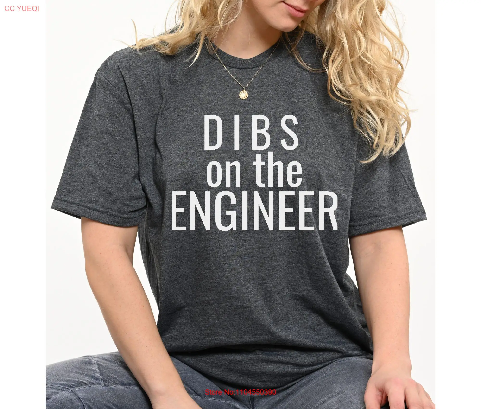 

Dibs On The Engineer Funny Husband Wife T Shirt Electrical Girlfriend s For Civil Fiancée Engineering