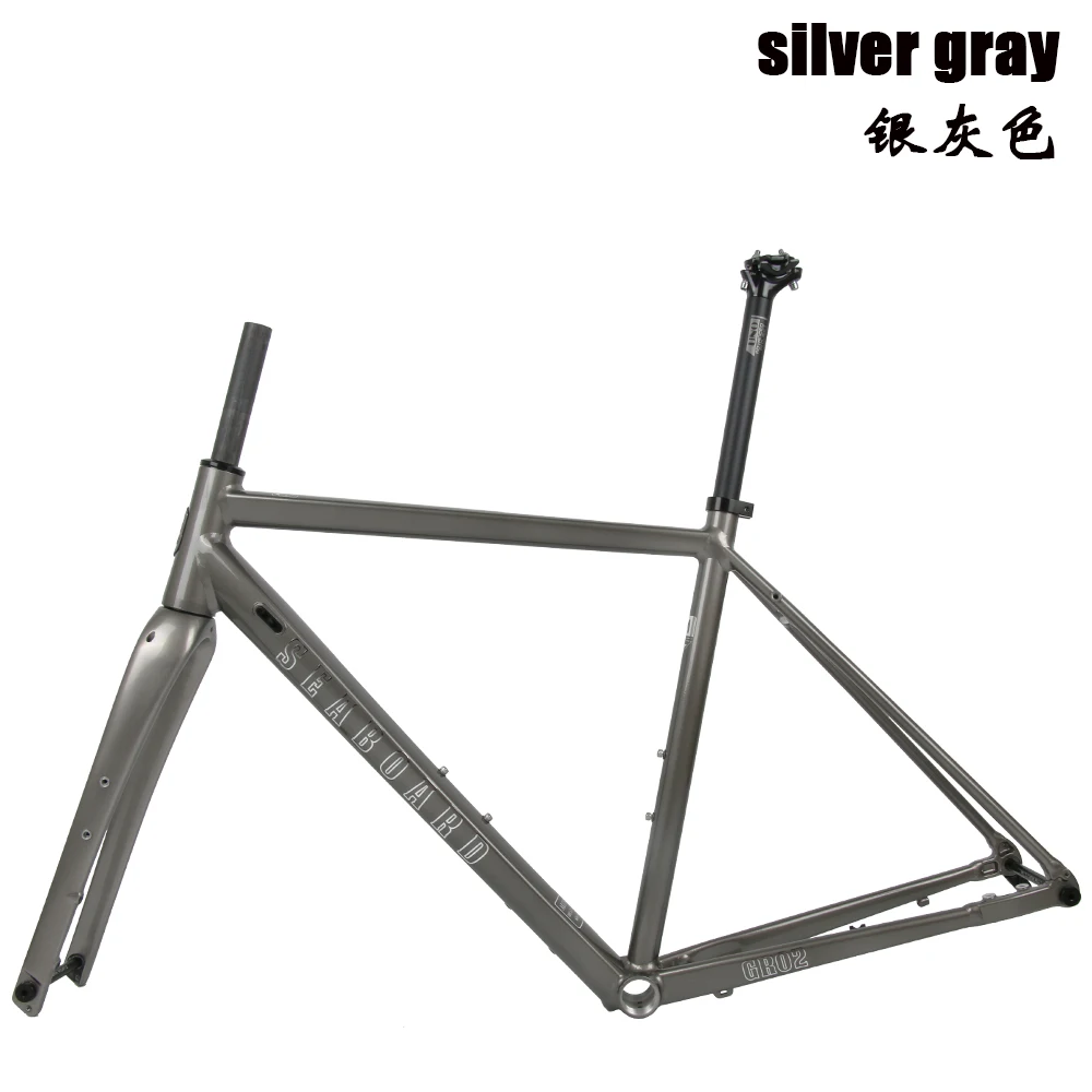 GR02 Disc Brake Gravel Off-Road Highway Frame 700C Barrel Axle Aluminum Alloy Frame