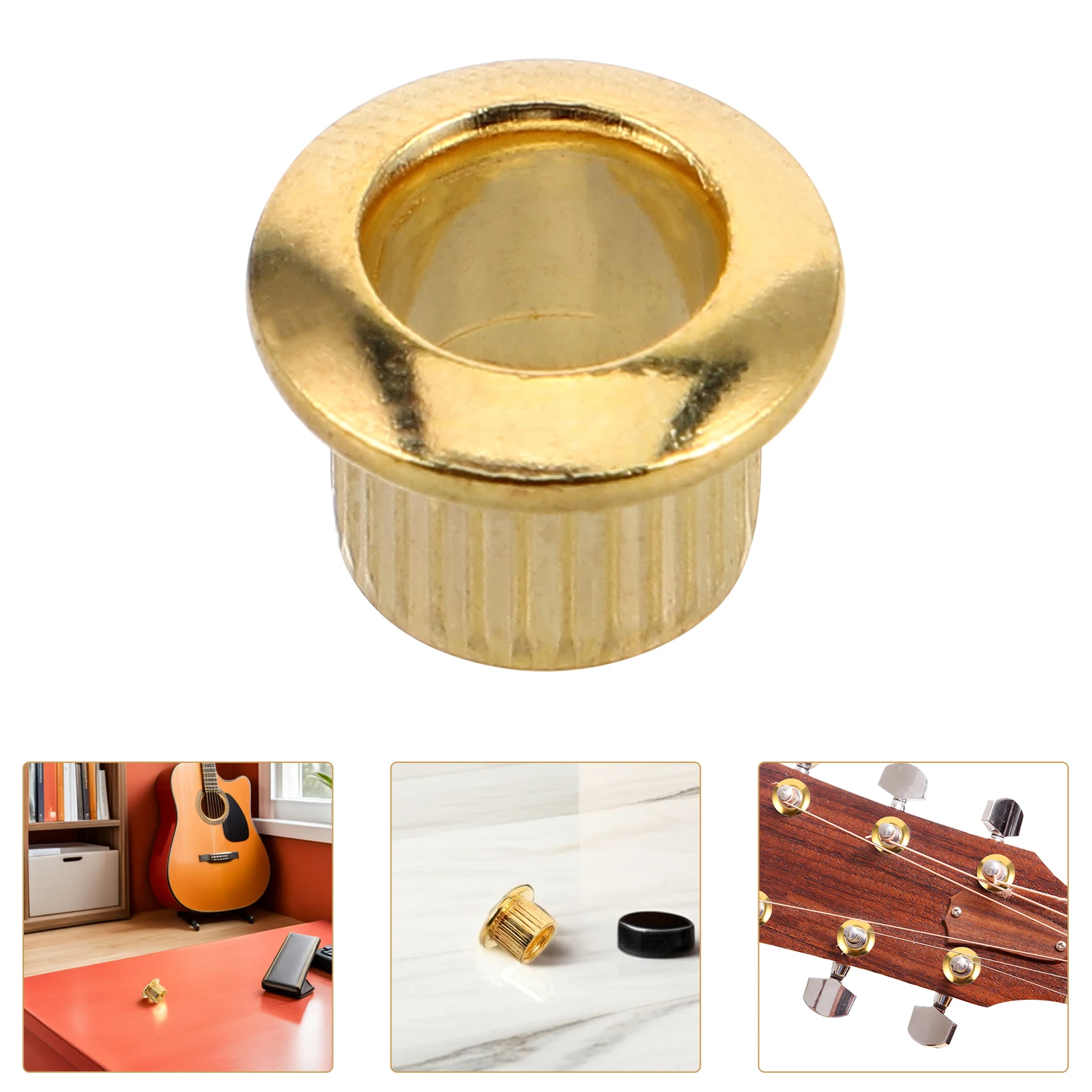 

6 Pcs Guitar Tuners Headstock Bushings Bass Tuning Machine Replacement Parts Ferrules