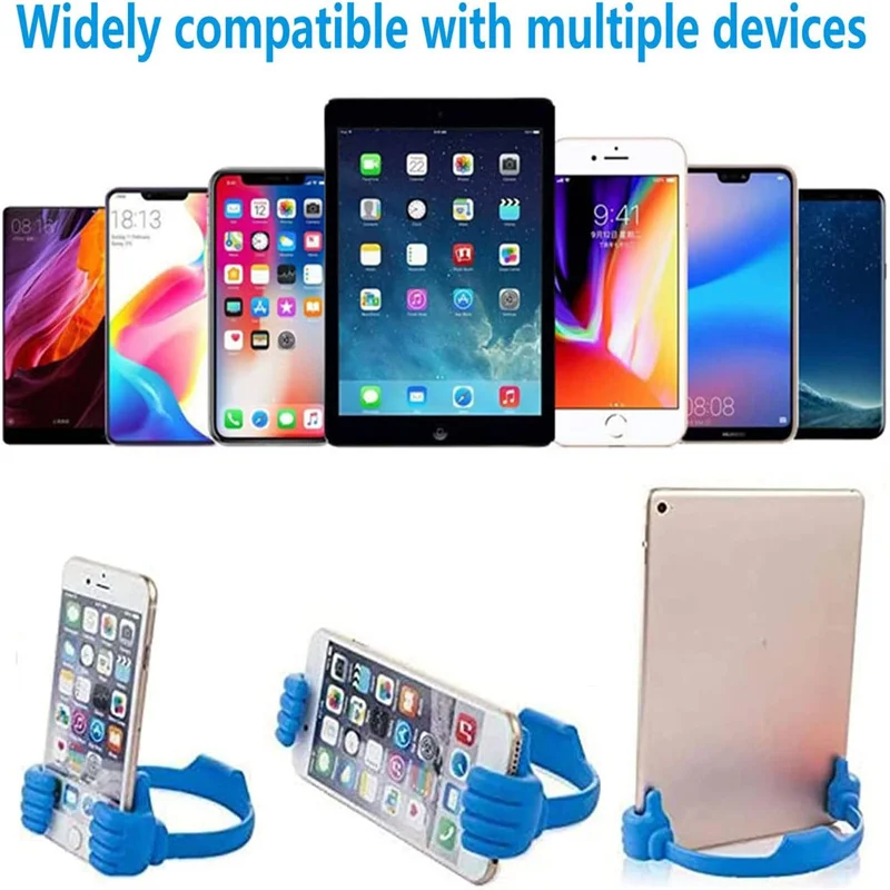 Thumbs Up Cell Phone Holder For Desk, Universal Flexible Cell Phone Stand For Tablet Holder, Cellphone Holder Stand
