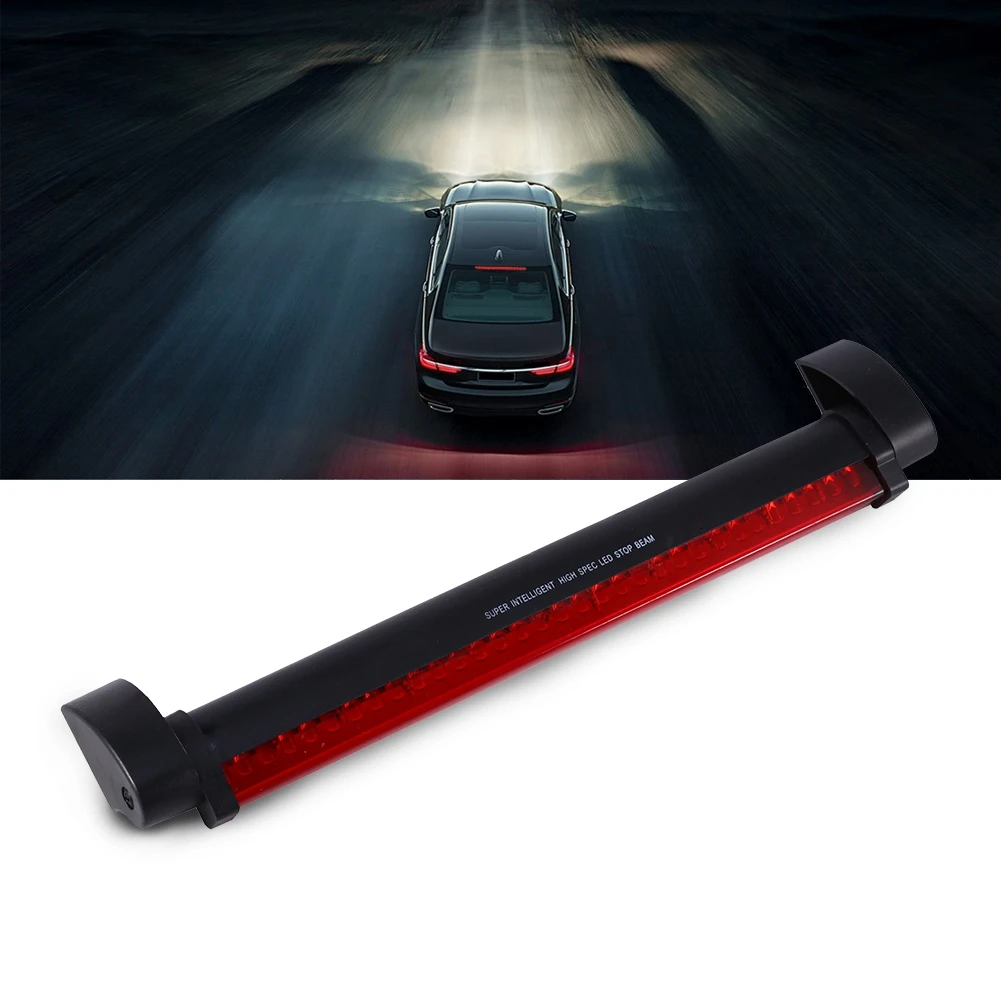 Universal 32 LED Brake Light Third 3RD Brake Light  32 LED Red Car High Mount Third Brake Stop Tail Light Warning Lamp 12V