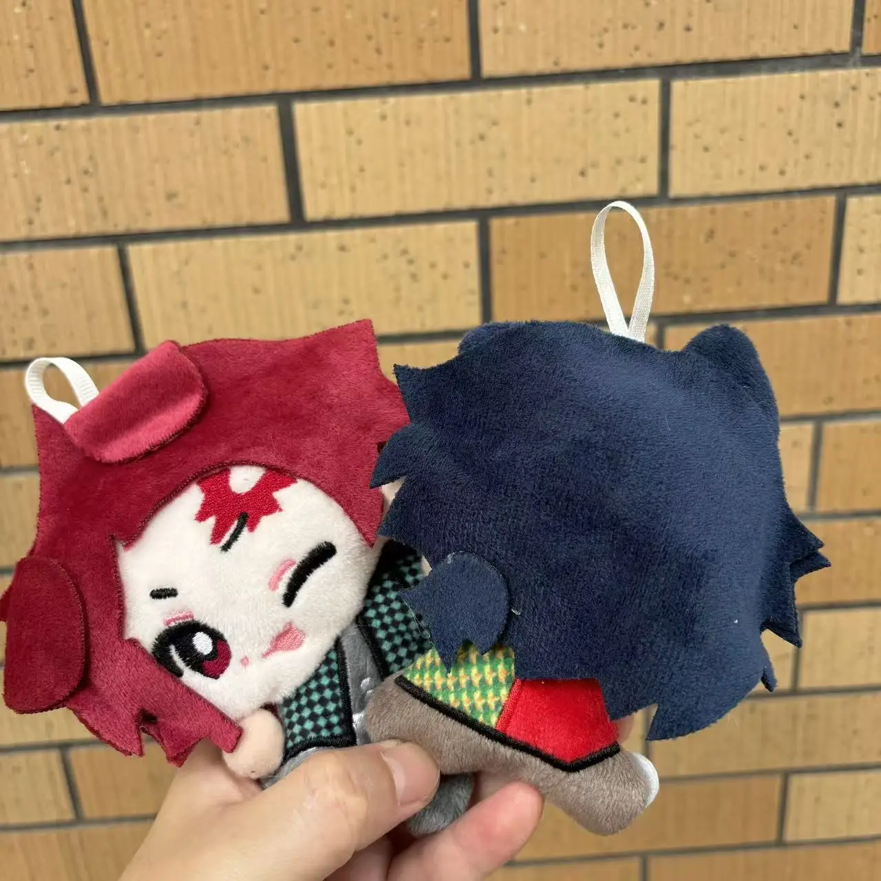 Demon Slayer: Kimetsu No Yaiba 10cm Tanjiro Tomioka Giyuu Cotton Doll Anime Periphery Plush Toy Keychain  Cute Doll Gift