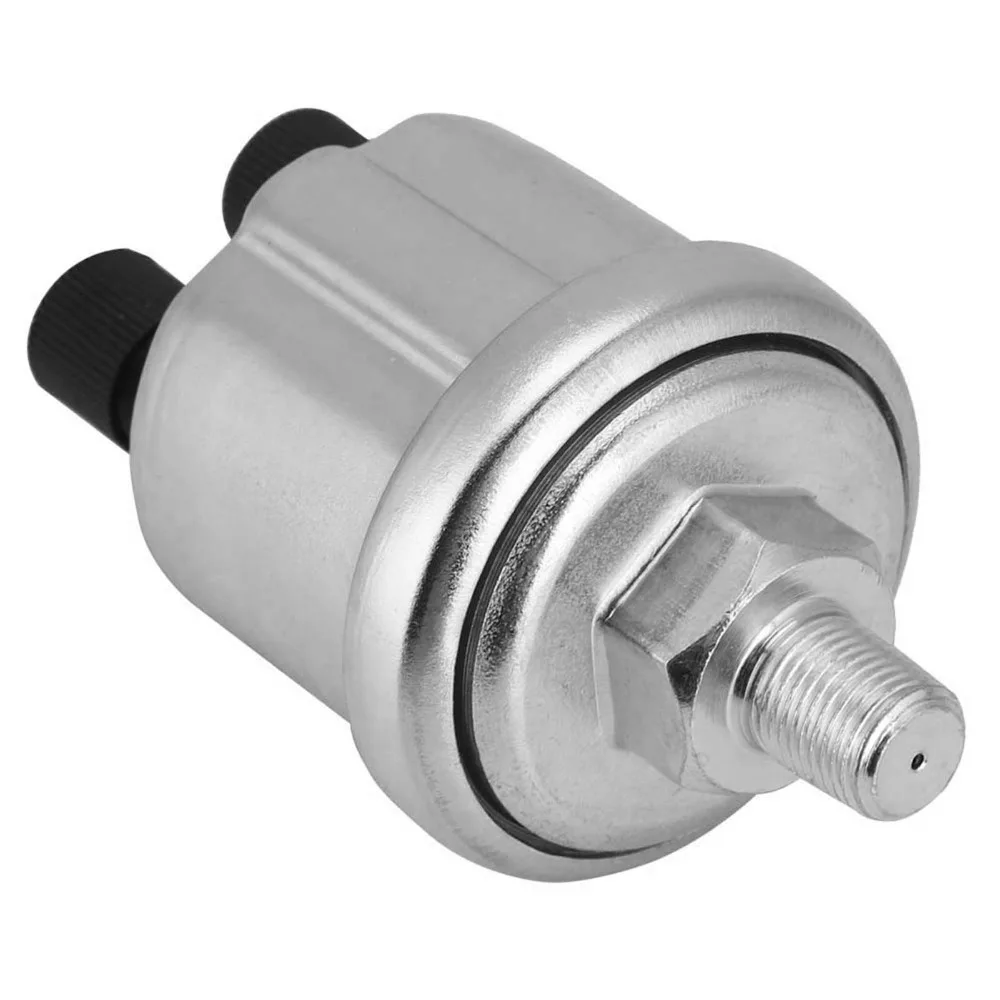 Universal 1/8 NPTF Oil Pressure Sensor 0-10 Bar Bright Thread Pressure Sending Unit Gauge Pressure Sender Car Application