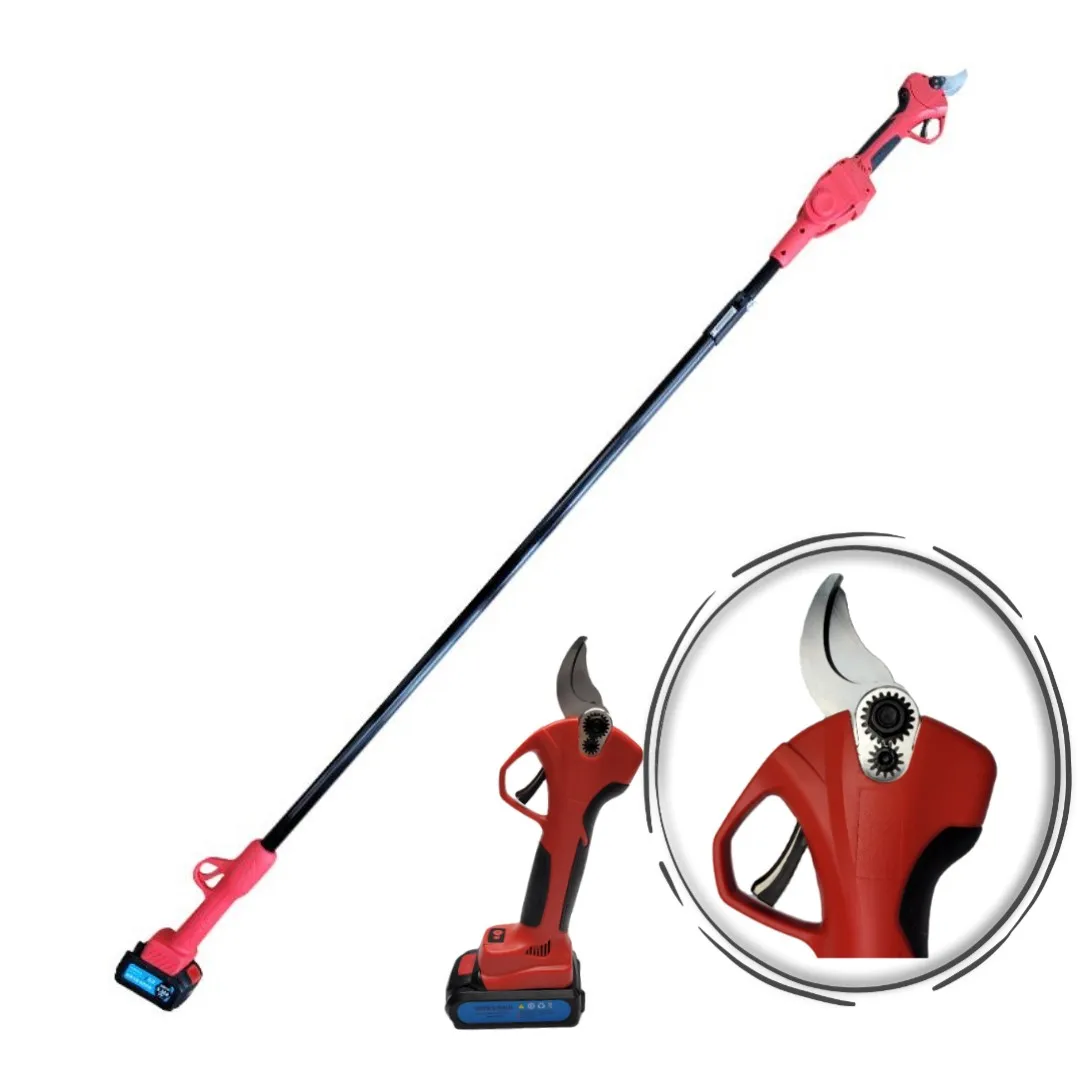 

Best Quality 35mm Cordless Portable Garden Tree Pruner Long Telescopic Extension Pole Lithium Battery Effortless Pruning Shears