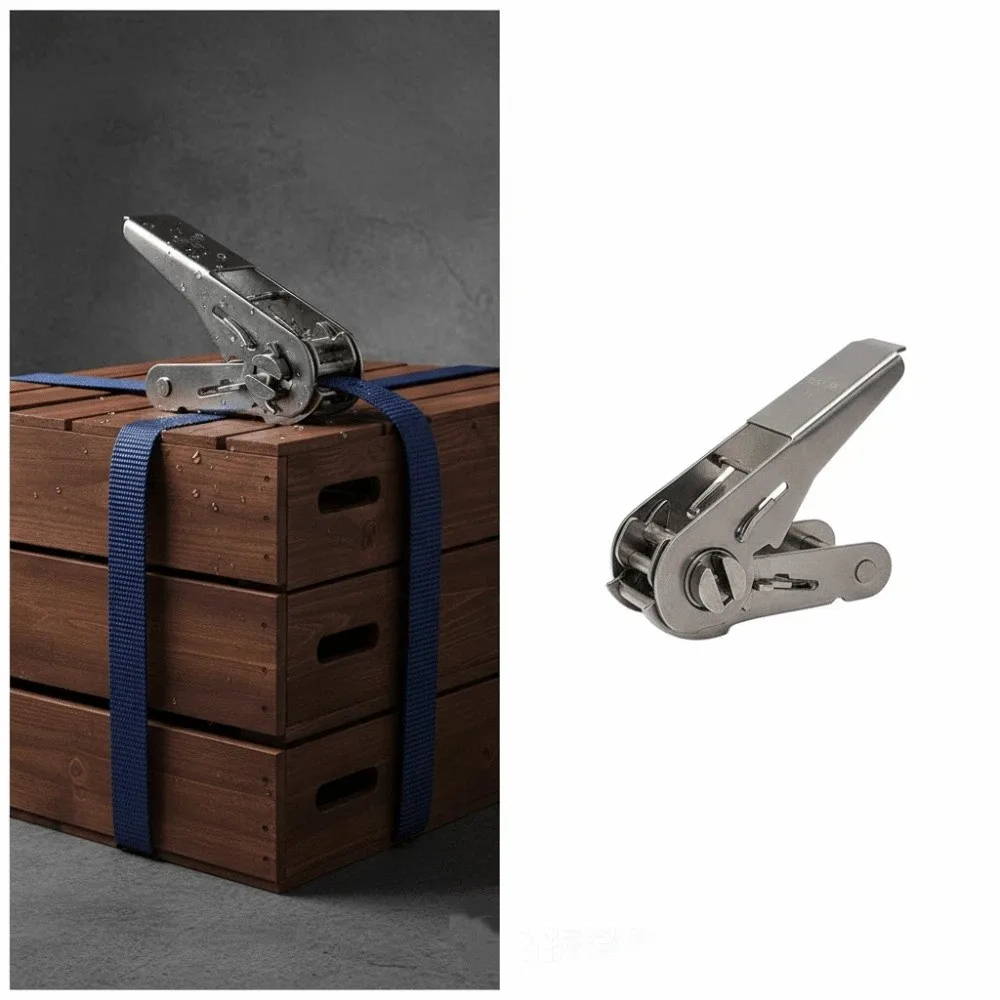 Premium Stainless Steel Stainless Steel Ratchet Tensioner Thickened Structure Solid Strength Thickened Webbing Strap Fastener