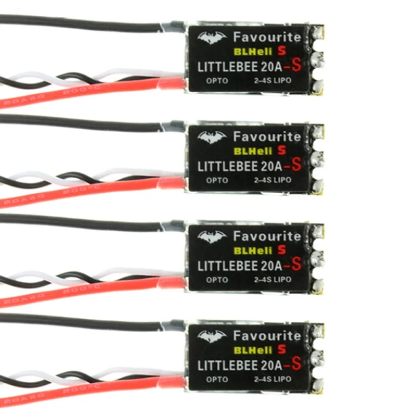 FVT LITTLEBEE Little bee BLHeli-s SPRING 20A/30A Brushless ESC 2-6S Supports DSHOT Oneshot42 OneShot125 for RC FPV Racing Drone