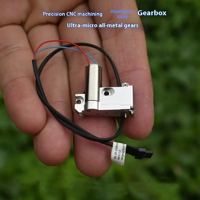 Full Metal Gearbox Motor DC 2V-3.7V 3V 49RPM Slow Speed 716 Coreless Motor CNC Aluminum Alloy Car Boat Servo Engine