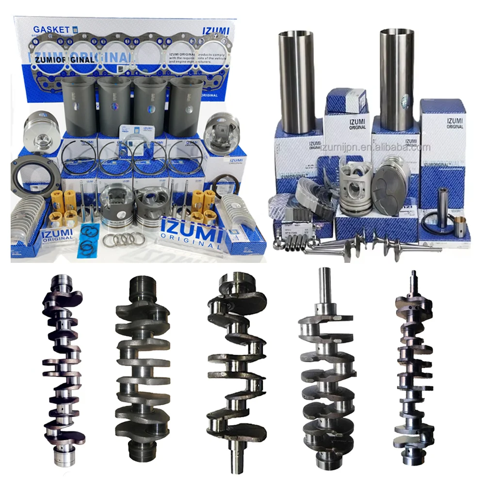 

4D32 4D56 4DR5 4DR7 Crankshaft For MITSUBISHI Hyundai Engine Crank Shaft