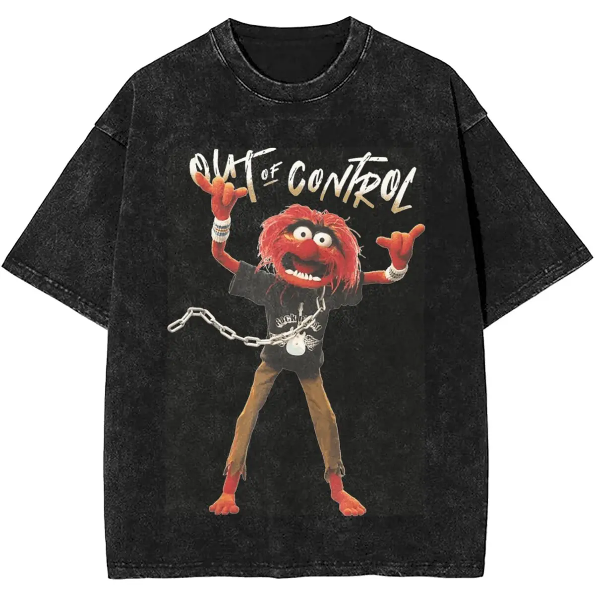 

Men The Muppets Animal Out Of Control Show T Shirts Clothing Beach Short Sleeve T-Shirt O Neck Harajuku Casual Tshirt Wholesale