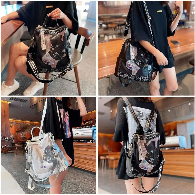 Luxury Designer Women Travel Backpack High Quality Real Leather Shopping Backpack Pretty Style Girls Lovely Daypack Back Pack