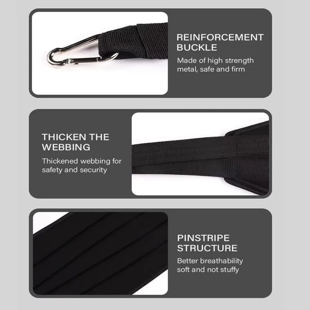 Professional Hanging Ab Straps Durable Breathable Workout Straps Adjustable Wear-Resistance Abdominal Sling Straps Gym