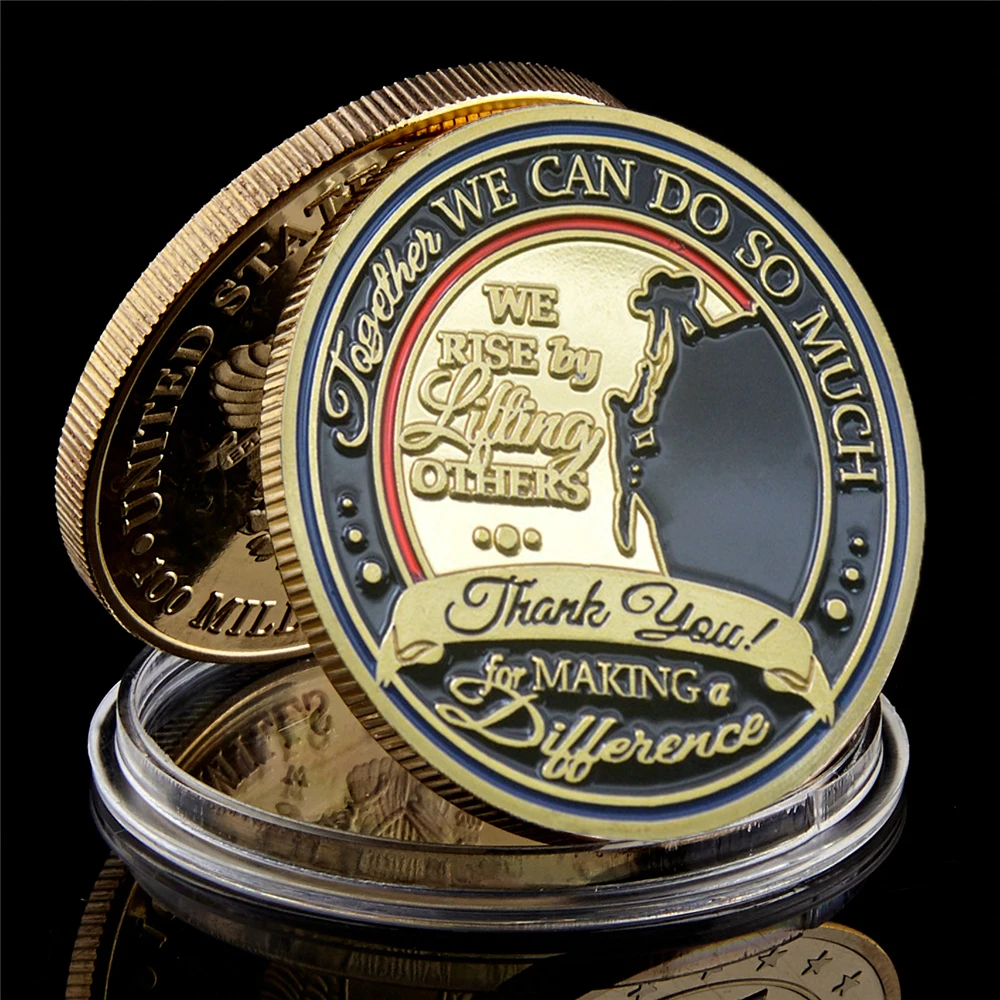 We Can Do So Much The Power of Person Do Good Until Thereis Challege Coin Collectible
