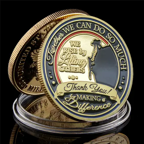 We Can Do So Much The Power of Person Do Good Until Thereis Challege Coin Collectible