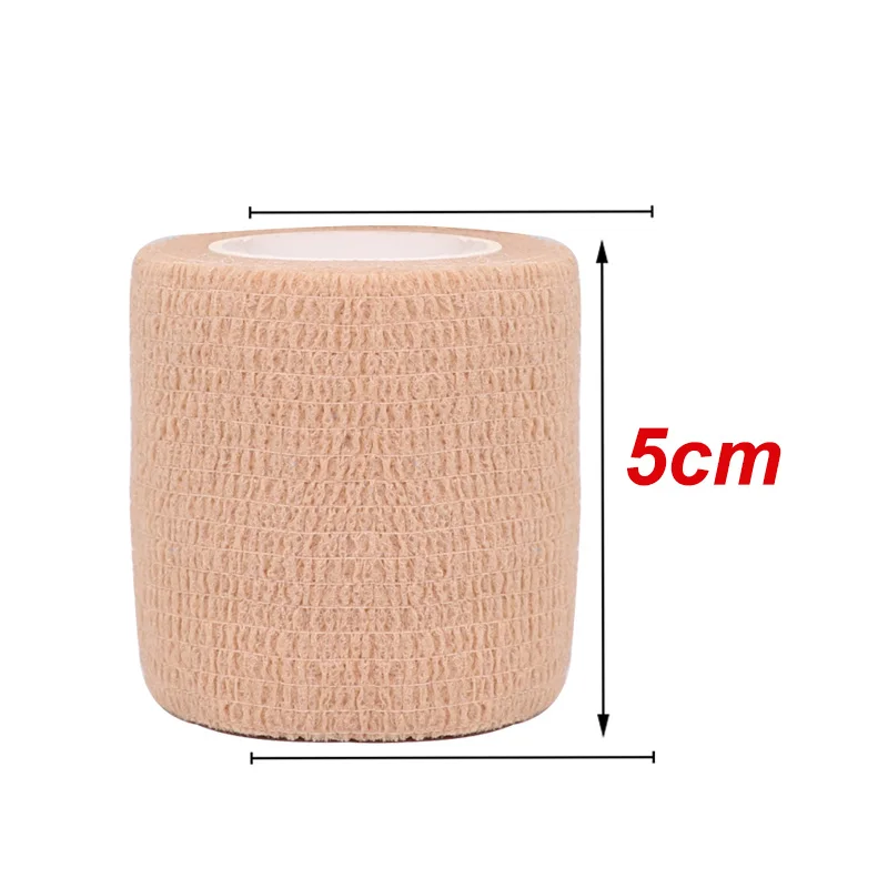 1 Roll Colorful Sports Self Adhesive Elastic Bandage Wrap Tape Elastoplast For Knee Pads Finger Ankle Palm Aid Kit Pet Tool