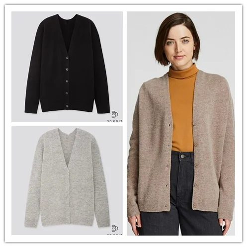 

Pure Yang Sl Island Sle Long Sve Women's Knitted Sweater Cardigan Spring 2026 Seasonal Faion Ladies' Wear