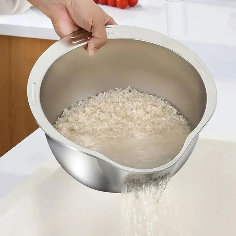 Stainless Steel Rice Strainer 3