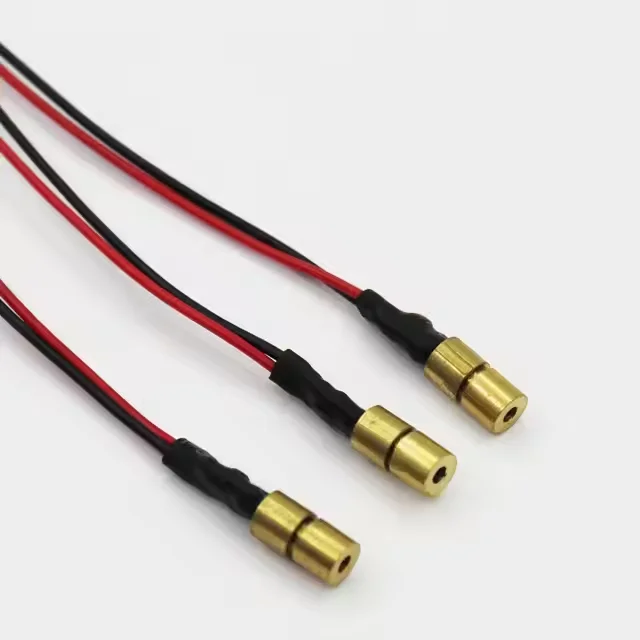 Red Dot Laser Diode Module 5mw 650nm Red Laser Cutting Point Brass Module