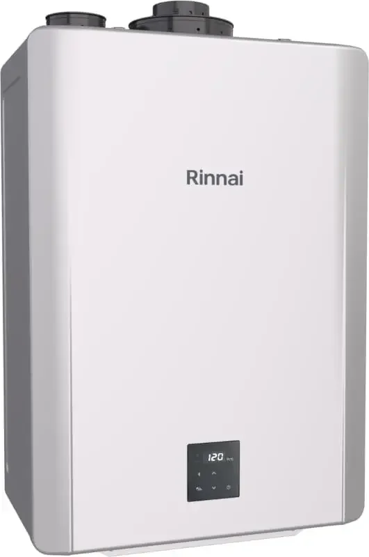 Rinnai RX199iN Condensing Smart Sense Natural Gas or Propane Tankless Water Heater, Indoor or Outdoor Water Heater, Up to 11.1 G