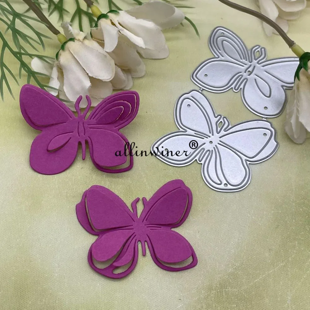 Flower butterfly mushroom DIY Craft Metal Cutting Die Scrapbook Embossed Paper Card Album Craft Template Stencil Dies