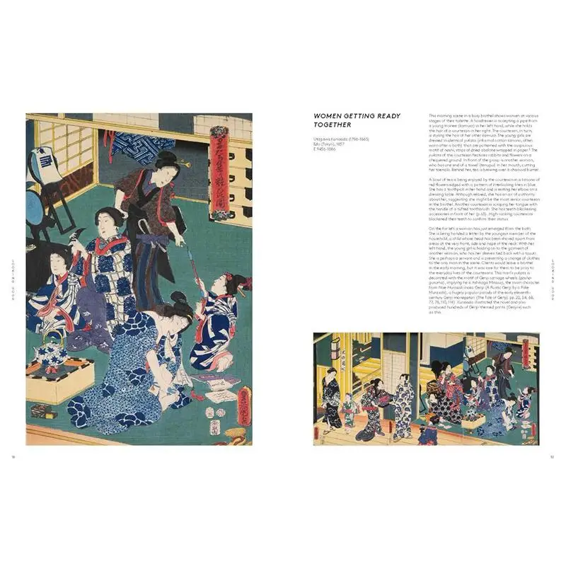 الموضة والعالم العائم يطبع Ukiyoe اليابانية متحف جاكسون يامادا فيكتوريا ألبرت 9781838510503 كتاب #2