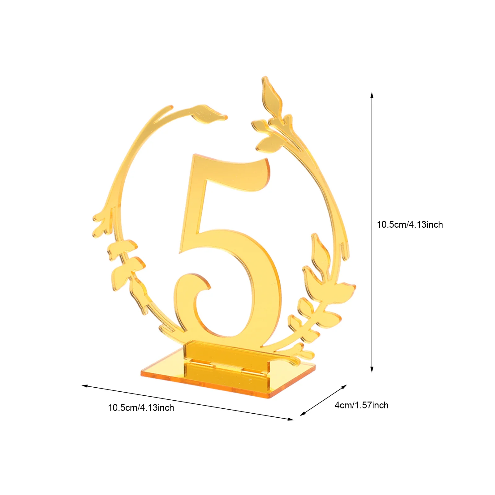 

10Pcs Acrylic Table Signs Reserved Sign Wedding Seating Number Plate Decorative Reserved Table Signs Banquet Wedding Party